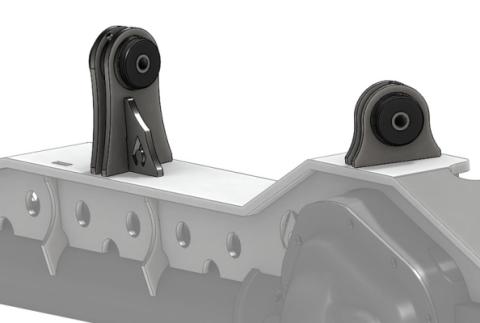 Jeep TJ Weld On UCA Brackets For Low Pro Front Truss Daystar Bushings 1/2 Inch Bolt Size Artec Industries