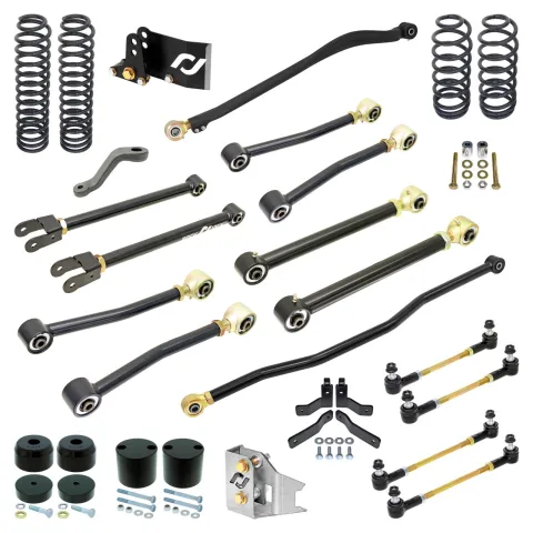 Pro Edition Johnny Joint Suspension System for JK Wrangler Unlimited (4-door) 4 Inch lift RockJock 4X4