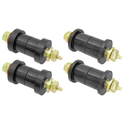 Leaf Spring Main Eye Bushing Kit 76-76 Jeep CJ Includes Urethane Bushings Greasable Hardware Set of 4 RockJock 4x4