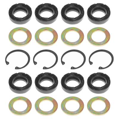 Johnny Joint Rebuild Kit 2 Inch 4-pack Incl. 8 Bushings 8 Side Washers 4 Snap Rings RockJock 4x4