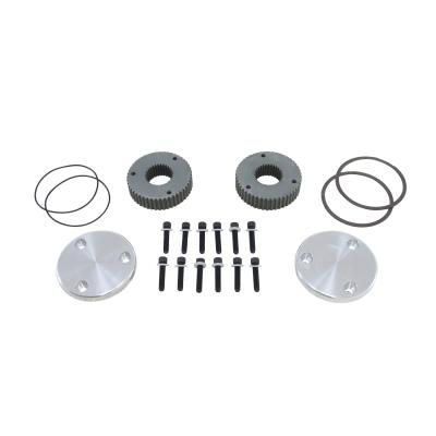 Hardcore Drive Flange Kit Dana 60 30- Spline Outer Stubs Non-Engraved Caps Hardcore Flange Set D60 30 Spline Non-Engraved Both Sides Yukon Gear