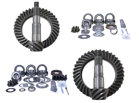 Jeep Wrangler TJ 2003-06 Dana 44 Thick Rear 4.10 Ratio Timken Bearing Gear Package Revolution Gear