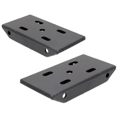 HD Leaf Spring Plates For Use w/2 1/2 Inch Springs 76-86 CJ 87-95 Wrangler YJ Front Or Rear Pair RockJock 4x4
