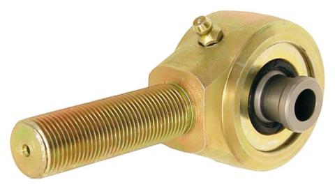 Narrow Forged Johnny Joint 2 Inch 1.600 Inch X 0.562 Inch Ball 3/4 Inch-16 Left Hand Threaded Shank Externally Greased Each RockJock 4x4
