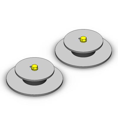 Jeep Wrangler Rear Coil Bucket Kit 1997-2006 TJ/LJ Clayton Off Road