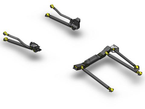 Jeep Wrangler Pro Series 3 Link Long Arm Upgrade Kit 2007-2018 JK Clayton Off Road