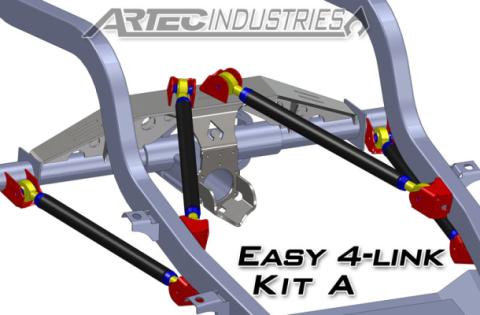 Easy 4 Link Kit A No Tube All 1.25 Inch Krawler Joints Artec Industries