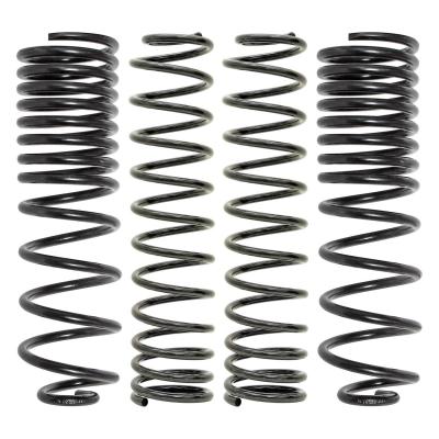 Coil Spring Set JT Gladiator Diesel engine 3.5 Inch Lift Front/Rear Set of 4 RockJock 4X4