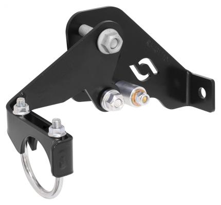 Currectlync Wrangler JK High Steer Front Trac Bar Relocation And Steering Stabilizer Shock Mount Axle Bracket RockJock 4x4