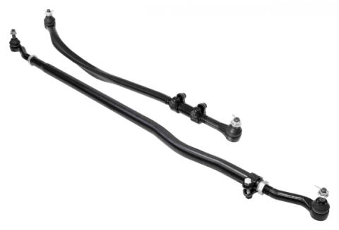 Currectlync Jeep JL/JT High Steer Kit For Stabilizer Shock And Non-Rubicon Axle. Incl. Knuckles Drag Link Tie Rod Trac Bar Reloc/Shock Mount Axle Shock Tie Rod Clamp RockJock 4x4