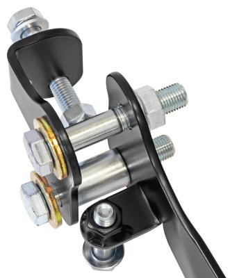 Currectlync JL/JT High Steer Front Trac Bar Relocation and Steering Stabilizer Shock Mount Axle Bracket