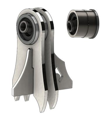 TJ Front Axle UCA Replacement - Daystar Bushings (Both Sides) Artec Industries