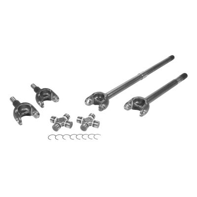 Chromoly Front Axle Kit For Jl/Jt Rubicon Dana 44 32 Spline W/Fad Delete D44 JL &amp; Jt Rubicon 32 Spline 4340 Front Axle Kit Fad Delete W/ 7166 U/Joint Wide Trac Only Yukon Gear