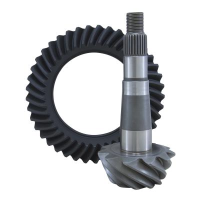 High Performance Ring &amp; Pinion Gear Set For Chrylser 8.25 Inch In A 4.11 Ratio 8.25 Chy 4.10 R&amp;P (Grnd 1 Th To Clear Pin) Works W/ SAE Or Metric R/G Bolts Yukon Gear