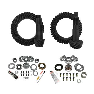 Re-Gear And Install Kit D30 Front/D44 Rear Jeep JL Non-Rubicon 4.11 JL Non-Rubicon D44 (M220) Rear/ D30 (M186) Front 4.11 Ratio Complete Gear/Kit Package Yukon Gear