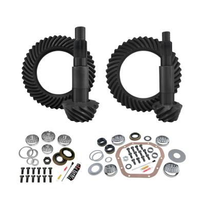 Re-Gear &amp; Installation Kit Dana 60 Front Dana 80 Rear Ford F350 4.11 00-16 F350 Drw 4.11 Gear/Kit Package D80 Rear (4.10&amp;Up Case)/ D60 Front (4.10&amp;Down Case) Yukon Gear
