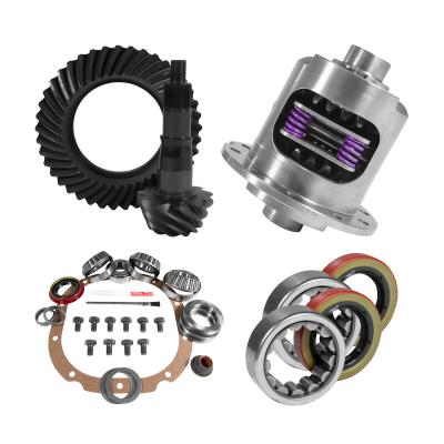 8.8 Inch Ford 4.11 Rear Ring &amp; Pinion Install Kit 31 Spline Posi 2.53 Inch Axle Bearings 8.8 Ford 4.11 Rear R&amp;P Gear/ Install Kit Package With 31 Spline Posi &amp; Ak 1559 Axle Bearings (2.53 Inch Od) Yukon Gear