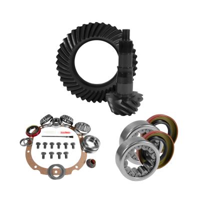 8.8 Inch Ford 3.55 Rear Ring &amp; Pinion Install Kit 2.99 Inch OD Axle Bearings &amp; Seals 8.8 Inch Ford 3.55 Rear R&amp;P Gear/ Install Kit Package W/ Ak 1561 (2.985 Inch Od) '10&amp;Dwn F150&amp; Suv W/O Irs Yukon Gear