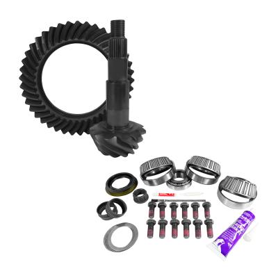 11.5 Inch AAM 4.11 Rear Ring &amp; Pinion Install Kit 4.375 Inch OD Pinion Bearing 11.5 Inch AAM 4.11 Rear R&amp;P Gear/ Install Kit Package '11-'19 GM '11-'13 Dodge/ Chy/ RAM Yukon Gear