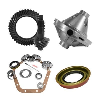 10.5 Inch GM 14 Bolt 4.56 Rear Ring &amp; Pinion Install Kit 30 Spline Posi 14T 10.5 Inch GM 4.56 Rear R&amp;P Gear/ Install Kit Package W/ Posi '99-'10 GM Trk &amp; Suv Yukon Gear