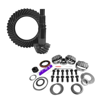 11.25 Inch Dana 80 Thin 3.73 Rear Ring &amp; Pinion Install Kit 4.125 Inch OD Bearing D80/ 11.25 Inch Dana 3.73 Thin Rear R&amp;P Gear/ Install Kit Package 4.125 Inch OD Head Bearing Yukon Gear