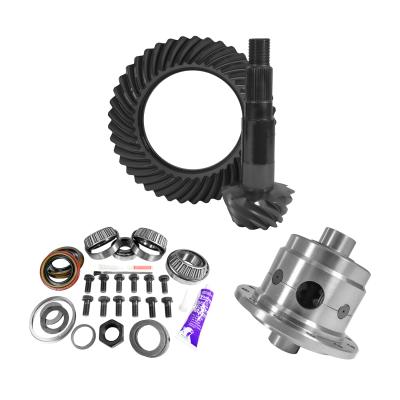 11.25 Inch Dana 80 4.11 Rear Ring &amp; Pinion Install Kit 35 Spline Posi 4.375 Inch Bearing D80/ 11.25 Inch Dana 4.11 Rear R&amp;P Gear/ Install Kit Package With Posi 4.375 Inch OD Head Bearing Yukon Gear