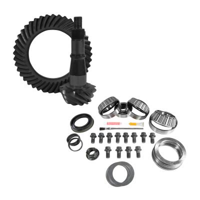 9.5 Inch GM 4.56 Rear Ring &amp; Pinion Install Kit Axle Bearings &amp; Seals 9.5 Inch GM 4.56 Rear R&amp;P Gear/ Install Kit Package W/ Axle Bearings &amp; Seals '2014+ 1/2 Ton Trk &amp; Suv Yukon Gear