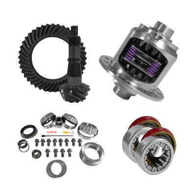 9.5 Inch GM 3.73 Rear Ring &amp; Pinion Install Kit 33 Spline Posi Axle Bearing &amp; Seals 9.5 Inch GM 3.73 Rear R&amp;P Gear/ Install Kit Package W/ Posi &amp; Ak C10 '2014+ 1/2 Ton Trk &amp; Suv Yukon Gear