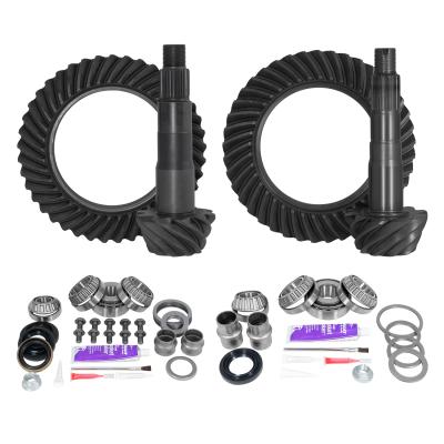 Ring &amp; Pinion Gear Kit Package Front &amp; Rear With Install Kits - Toyota 8.4/8 Inch IFS Toyota 05-15 Tacoma (8.4/8 Inch ifs) 4.88 Ratio Gear Package (Fits 3.91 &amp; Up Front Case) Yukon Gear