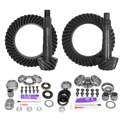 Ring &amp; Pinion Gear Kit Package Front &amp; Rear With Install Kits - Toyota 8 Inch /8 Inch IFS Toyota 05-15 Tacoma 07-09 Fj W/ Locker (8 Inch /8 Inch ) 4.11 Ratio Gear Package (Fits 3.91&amp; Up Front Case) Yukon Gear