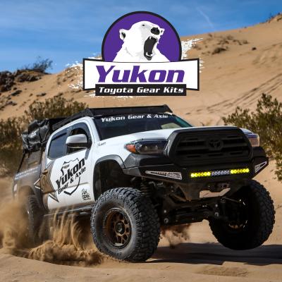 Ring &amp; Pinion Gear Kit Package Front &amp; Rear With Install Kits - Toyota 8 Inch /8 Inch IFS Toyota 05-15 Tacoma 07-09 Fj W/ Locker (8 Inch /8 Inch ) 4.56 Ratio Gear Package (Fits 3.91&amp; Up Front Case) Yukon Gear