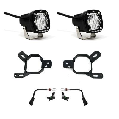 S1 Fog Pocket Light Kit 2024-2025 Canyon, Yukon 24-25 Silverado/Sierra 1500/2500/3500 AT4-X Clear Baja Designs