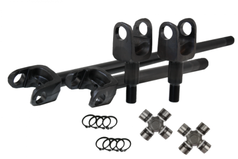 Dana 30 TJ/XJ/ZJ 27 Spline 4340 Chromoly USA Made Front Axle Kit Revolution Gear