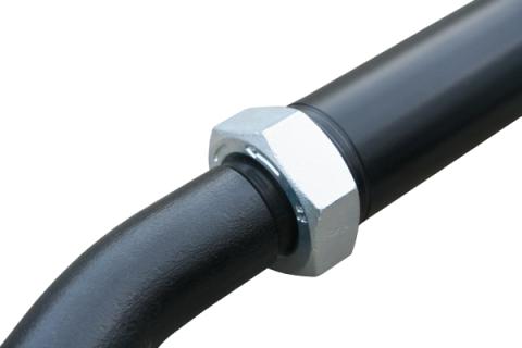 Currectlync Modular Extreme Duty Tie Rod w/ 1T Taper Ends (Chromoly 1 5/8 Inch Diameter fits 57.5 Inch - 60.5 Inch Hole-Hole Applications) RockJock 4X4