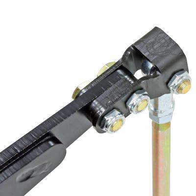 Antirock Double Shear End Link Bracket Kit Extends Arm Length 1.5 Inch Allows up to 1.25 Inch Link Offset Hardware Included Pair RockJock 4x4