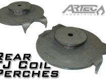 Rear TJ Coil Perches And Retainers 3 Inch Pair Artec Industries