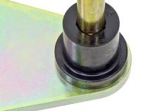 Boomerang Leaf Spring Shackles 87-95 Wrangler YJ Rear Includes Urethane Bushings HD Greasable Bolts Pair RockJock 4x4