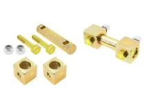 Shock Bar Pin Eliminator Kit 97-06 Wrangler TJ/LJ/XJ/MJ Front Pair RockJock 4x4