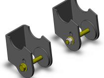 Jeep Grand Cherokee Front Lower Control Arm Brackets 1999-2004 WJ Clayton Off Road