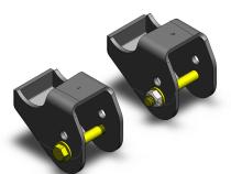 Jeep Wrangler Front Lower Control Arm Brackets 2007-2018 JK Clayton Off Road