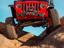 Bare Steel Nighthawk Front Bumper with Aluminum Skid for JK, JL, and JT - Bare Steel Artec Industries