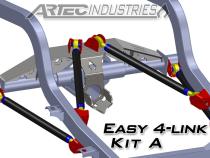 Easy 4 Link Kit A No Tube All 1.25 Inch Krawler Joints Artec Industries