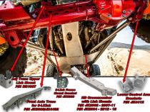 Jeep JK Front 3-Link Kit 07-18 Wrangler JK Aluminum Artec Industries