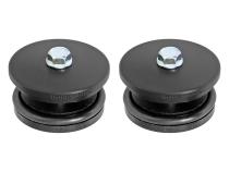 Spring Tower Frame Plug Kit for JL JT and JK Frames. CNC Machined Black Delrin RockJock 4x4