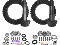 Ring &amp;amp; Pinion Gear Kit Package Front &amp;amp; Rear With Install Kits - Toyota 8.2/8 Inch IFS Toyota 2010&amp;amp; Up 4RUNNER/ Fj Cruiser W/O Locker (8.2/8 Inch ) 4.56 Gear Package (For 3.73&amp;amp; Dwn Front Case) Yukon Gear