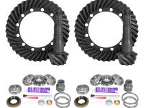 Ring &amp;amp; Pinion Gear Kit Package Front &amp;amp; Rear With Install Kits - Toyota 9.5/9.5 Toyota Land Cruiser 69-90 (9.5/9.5) 4.88 Ratio Gear Package Yukon Gear