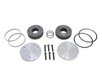 Hardcore Drive Flange Kit Dana 60 35- Spline Outer Stubs With Engraved Caps Hardcore Flange Set D60 35 Spline Engraved Both Sides Yukon Gear