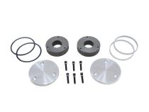 Hardcore Drive Flange Kit Dana 60 35- Spline Outer Stubs Non-Engraved Caps Hardcore Flange Set D60 35 Spline Non-Engraved Both Sides Yukon Gear