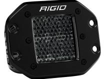 Spot Diffused Midnight Flush Mount Pair D-Series Pro RIGID Industries