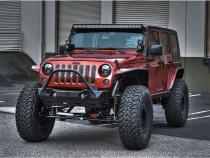 07-15 Jeep JK Brow Light Mount E-Series Pro RIGID Industries